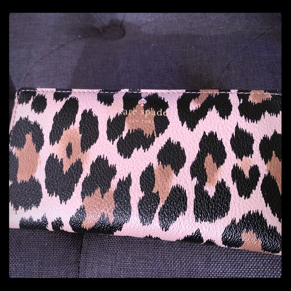 Kate Spade leopard Wallet